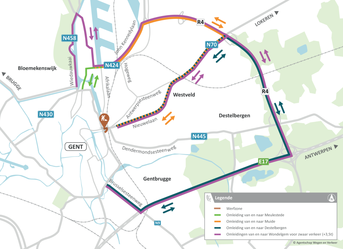 dampoort-gent-onderbroken-voor-autoverkeer-en-bussen-tijdens